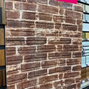 دیوارپوش فومی 70*70 سانت آجر بهمنی چاپی M141 پشت چسب دار