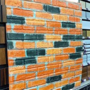 دیوارپوش فومی 70*70 سانت آجر بهمنی چاپی M94 پشت چسب دار